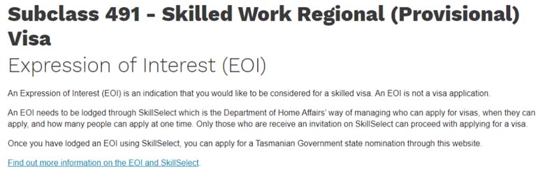 Migration Tasmania – The Analysis of Tasmania’s 2022 Skilled Nomination Program (Subclass 491)